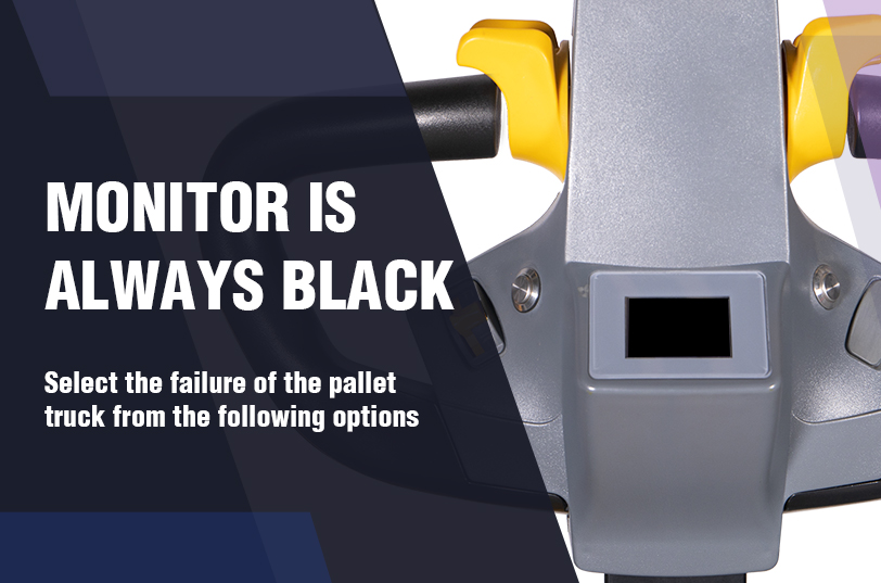 The monitor is black